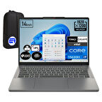 Lenovo Ideapad Slim 3 Intel Core I7-13620H 24 GB Ram 512 GB WIN11 Pro Wuxga 14'' 83K0002ATREP1 + Elektropasaj Çanta