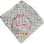 Kişiye Özel Nohut Battaniye Çiçek Desenli