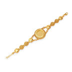 Altın Kaplama İmitasyon Desenli Yarım Altınlı Bileklik BLK-1191