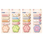 Gıpta Sticky Notes 20 Yaprak Yapışkanlı Not Kağıdı Pati Desenli K0114 (48 Li Stand)