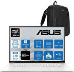 Asus Zenbook S16 Ryzen Aı 9 Hx 370 32GB Ddr5 4tb SSD Amd Radeon 890M WIN11PRO 16" 3k OLED 120Hz 500NITS Taşınabilir Bilgisayar UM5606WATP04 + Zettaçanta