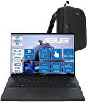 Asus Zenbook Duo Intel Core Ultra 7 255H 32GB Ddr5 1tb SSD Intel Arc Graphics WIN11PRO 14" 3k OLED 120Hz 500NITS Dokunmatik Taşınabilir Bilgisayar UX8406CAP02 + Zettaçanta