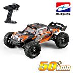 HAIBOXING RC 1/12 901 Firebolt 50+ KM/H Sürat 4X4 Uzaktan Kumandalı RC Model Araba RTR Elektrikli 4WD Offroad Truck (Turuncu)