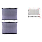 Su Radyatörü - 21400-01G10 Wisco - Nissan Navara (D21) 2.4 86-92/ Terrano (Wd21) 87-93 Uyumlu