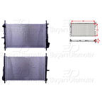 Su Radyatörü Brazing Mt 620X378X26 – XS7H8005EB WİSCO – Ford Mondeo 3 2.0i-2.0 Tdcı 00-07 Uyumlu