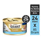 Purina Gourmet Gold Kıyılmış Ton Balıklı Kedi Yaş Mama 85 gr x 24 Adet