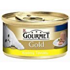 Gourmet Gold Kıyılmış Tavuklu Konserve Yetişkin Kedi Maması 85 G x12