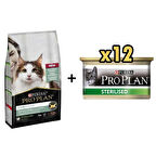 Pro Plan Live Clear Sterilised Somonlu Kısır Kedi Maması 1.4 kg + 12 Adet Proplan Sterilised Ton ve Somonlu Kısırlaştırılmış Kedi Konservesi 85 Gr 
