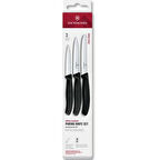 Victorinox 6.7113.34 Swiss Classic 3lü Bıçak Set, Siyah