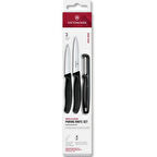 Victorinox 6.7113.33 Swiss Classic 3lü Bıçak ve Soyacak Set, Siyah
