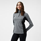 McKinley Andrea 1/2 Zip Kadın Gri Outdoor Polar