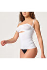 Mi 2030 Agraflı Göğsü Açık Atlet Korse Dikişsiz