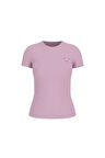 Kadın SS Cn Mini Triangle T-Shirt - Pembe | XS