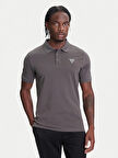 Guess Beppe Erkek Antrasit Aktif Slim Fit Polo T-Shirt Z5YP02K9WF1-G9I4