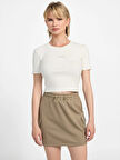 Guess Carla Kadın Krem Aktif Top V5YP08K8RT2-A10F