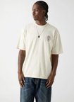 Guess Yuvarlak Yaka Taşlamalı Krem Erkek T-Shirt M6RI55K8FQ4-G053 Krem T-Shirt