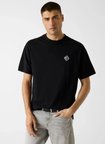 Guess Yuvarlak Yaka Düz Siyah Erkek T-Shirt M6RI25I3Z14-JBLK Siyah T-Shirt
