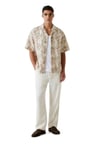 Guess Paolo Relaxed Fit  Beyaz Pantolon M6GB15W2024-G018
