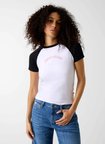 Guess Jeans Beyaz Kadın T-Shirt W6GIB0J1314-G011