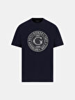 Guess Tee Erkek Lacivert Regular Fit T-Shirt M5BI15K8FQ4-G7V2