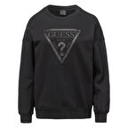 Guess Glitter Kadın Siyah Sweatshirt W5BQ11KC8I1-JBLK