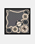 Guess Printed Kadın Siyah Eşarp AW5416SIL90-BLA