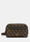 Guess Kahve Traş Çantası PMMILOP5461