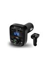Araç Kiti Fm Transmitter Bluetooth 5.0 Micro Sd Usb Şarj Oto Müzik Çalar