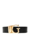 Guess Ella Logolu Ayarlanabilir ve Çift Taraflı Kadın Siyah Kemer BW7861P3430-BBI