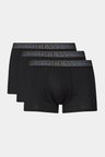 Erkek Joe 3'lü Boxer - Siyah | M