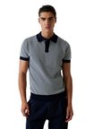 Guess Lacivert Erkek Regular Fit Armürlü Polo T-Shirt M6GR01Z0554-FBFF Laci Polo T-Shirt