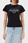 Guess Kadın T Shirt V5GI10 K9RM1 JBLK