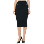 Guess Evangeline Kadın Çok Renkli Kalem Triko Etek W5YD66Z0130-A807