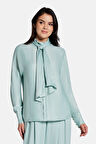 Kadın Claire Bluz - Su Yeşili | L