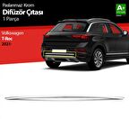 S-Dizayn VW T-Roc Makyajlı Krom Difüzör Çıtası Orta Parça 2021 Üzeri