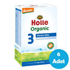 Holle Organik 3 Prebiyotik Devam Sütü 6 x 600 gr