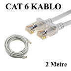 Inca Icat6-02tg 2mt 24awg Cat6 Utp Patch Kablo Gri