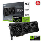 Asus Prıme Geforce Rtx 5070 Ti 16gb Prıme-rtx5070tı-o16g Gddr7 Oc Edıtıon 256 Bıt Gamıng Ekran Kartı