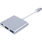 Daytona Fc-01 3'lü Usb C Hub=>pd+hdtv+usb Adaptör