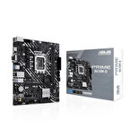 Asus Prıme H610m-d Ddr5 5200mhz(oc) 1xvga 1xhdmı 1xm.2 Usb 3.2 Matx 1700p (12. / 13. Ve 14. Nesil İşlemci Uyumlu)
