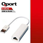 Qport Q-urj45  Usb2.0 => Rj45 Ethernet Çevirici