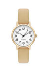 Kadın Deri Minimal Krem Kol Saati TCTSR005503S0333