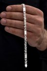 Erkek Gümüş Bileklik - 6mm Parçalı Parlak Euro Kral Gümüş Bileklik