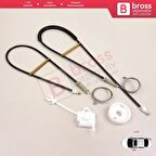 Iveco Stralis MK1 EuroCargo EuroTech EuroTrakker Truck 504040988 İçin Sağ Kapı Cam Kriko Tamir Seti