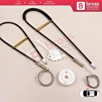 Ford Focus MK1 1998-2007 2/3 Kapı Hatchback Coupe 1331619 İçin Elektrikli Sol Cam Kriko Tamir Seti