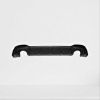 VOLKSWAGEN GOLF 8   GTİ DİFÜZÖR (PİANO BLACK) - ÇİFT EGZOZ (Life,Style,İmpression Paket için)