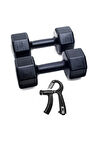 Ps Spor 10 Kg Dambıl ( 2 Adet 5 Kg Dambıl Sayaçlı Ayarlanabilir El Yayı Olarak Gönderim Yapılır )