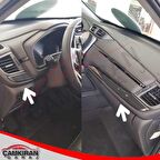 Honda crv uyumlu göğüslük kaplaması 2 parça karbon 2018+