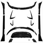 Tesla y model body kit aero kit pianoblack