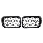 Bmw e36 diamond ön panjur ızgara pianoblack çerçeve 